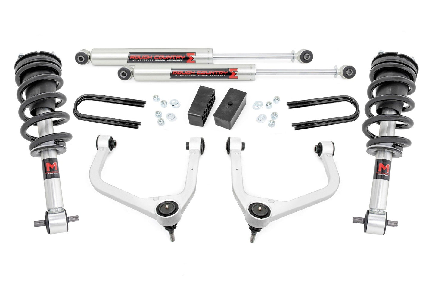 3.5 Inch Lift Kit | Mono Leaf Rear | M1 Struts/M1 | GMC Sierra 1500 2WD/4WD (2019-2024 & Classic)