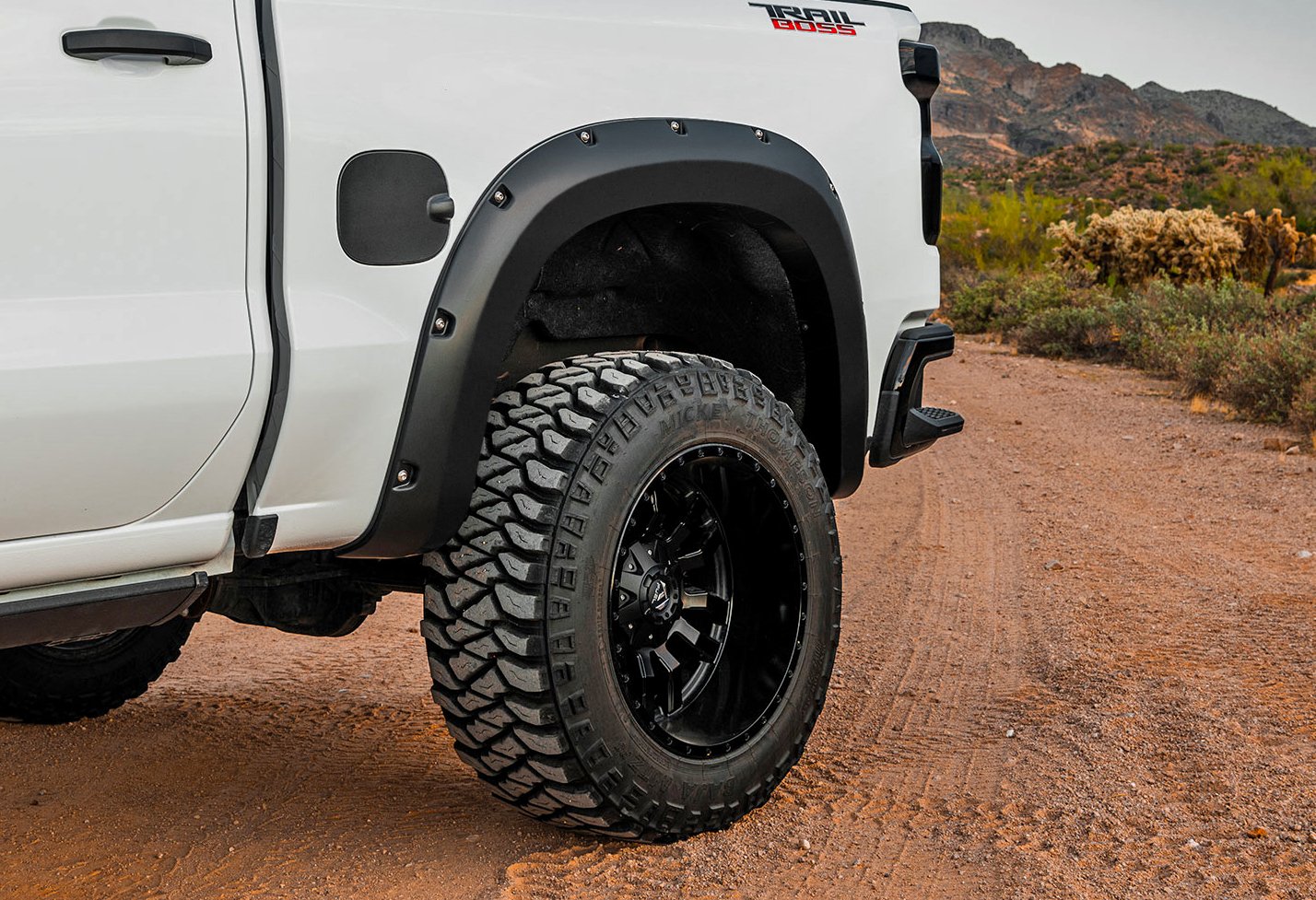 Pocket Fender Flares | GPA Graphite | Chevy Silverado 1500 2WD/4WD (22-26)