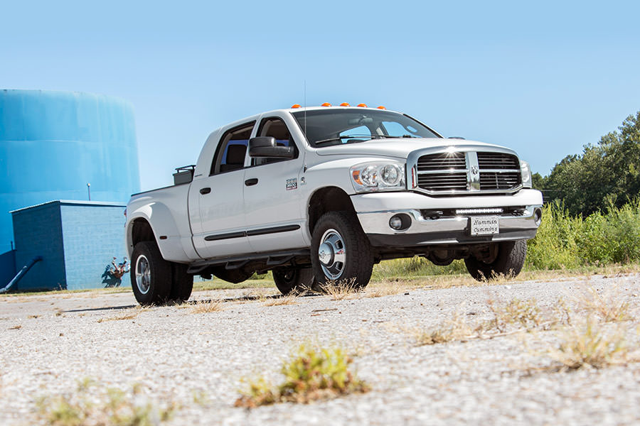 LED Light Kit | Bumper Mount | 20" Black Single Row | White DRL | Ram 2500 (03-18)/3500 (03-18)