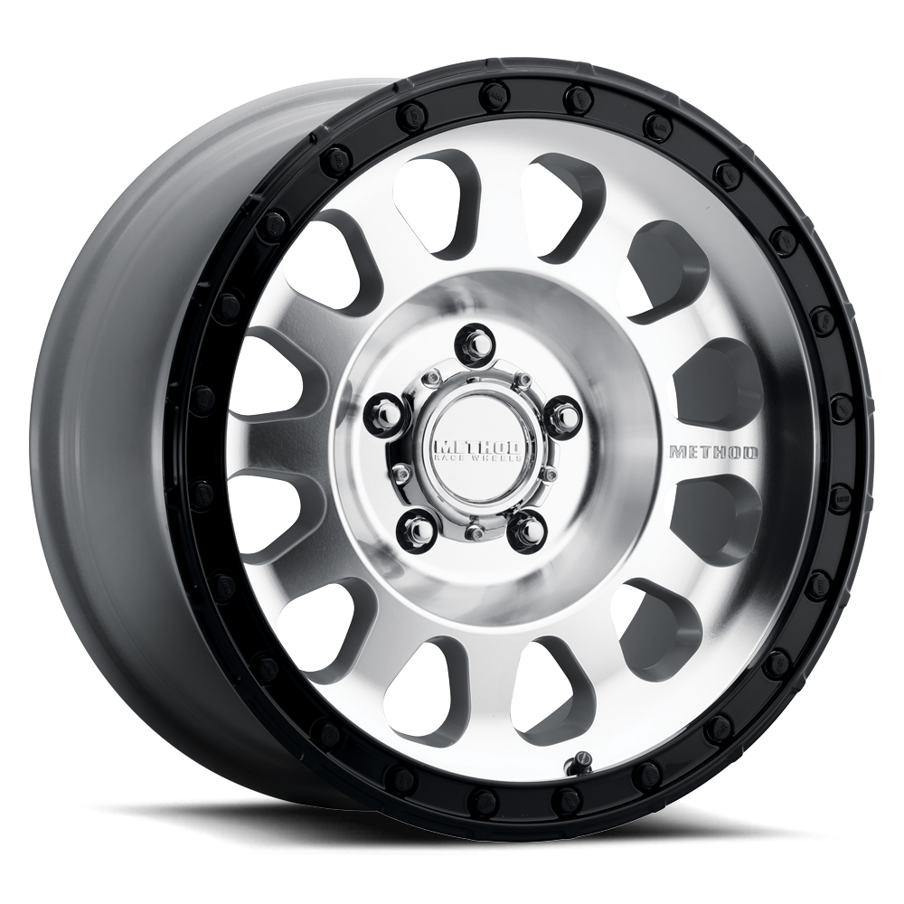 Method 315 - 5-Lug 5x5 — Machined -  Gloss Black Lip