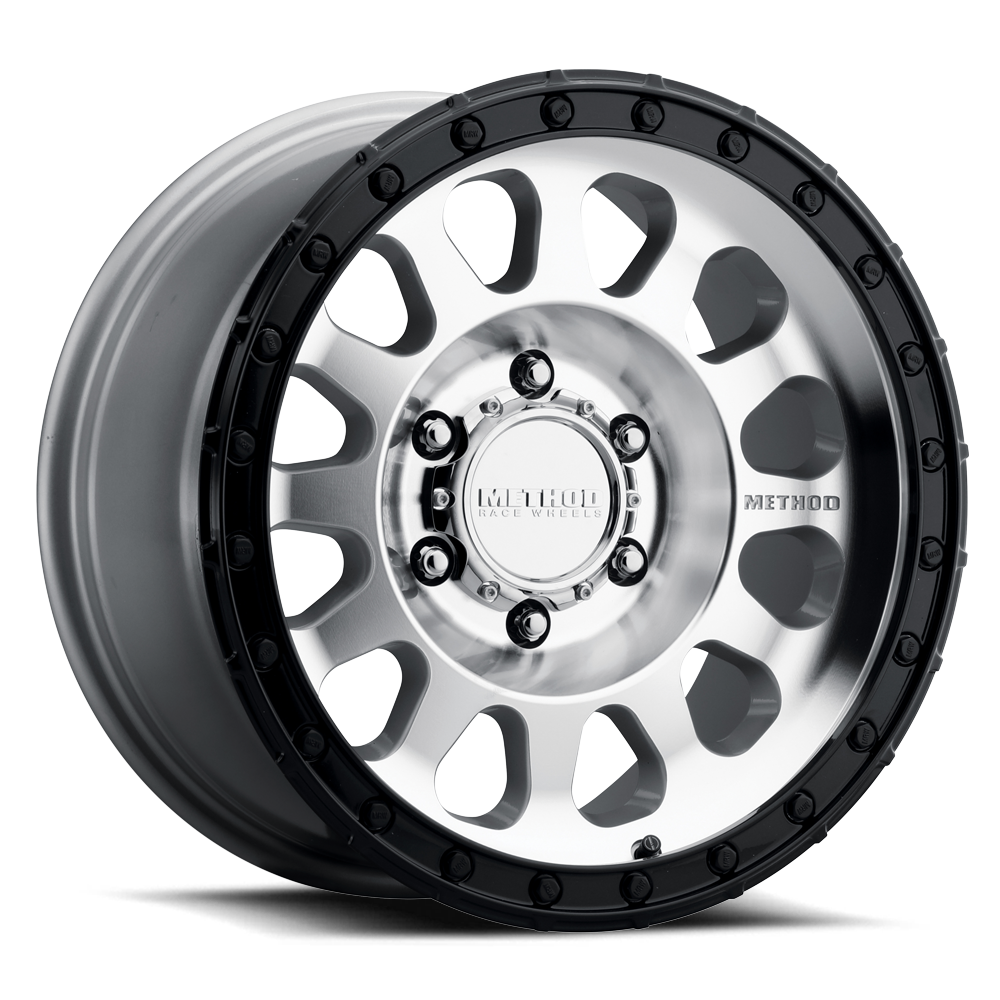 Method 315 - 6-Lug 6x5.5 — Machined -  Gloss Black Lip