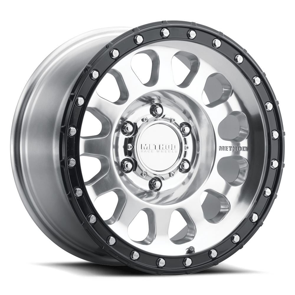 Method 315 - 6-Lug 6x135 — Polished -  Gloss Black Lip