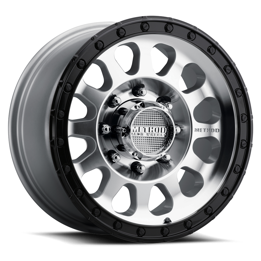Method 315 - 8-Lug 8x6.5 — Machined -  Gloss Black Lip