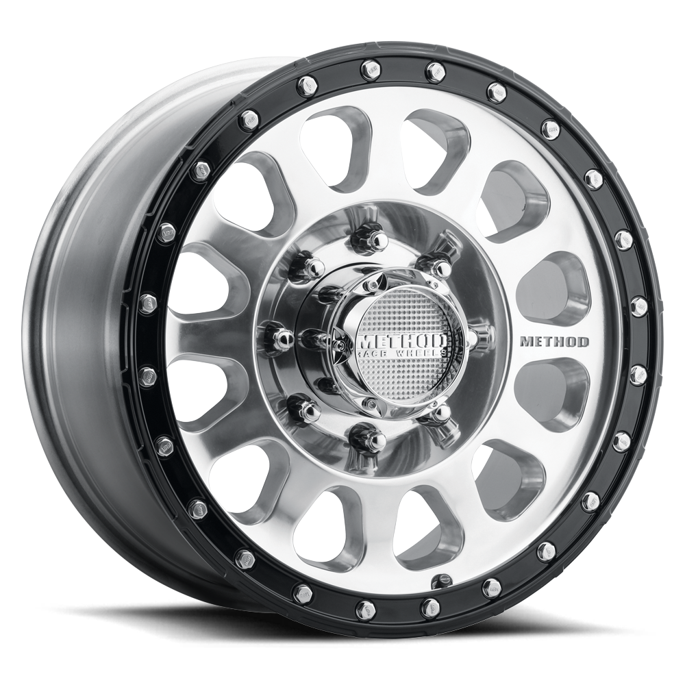 Method 315 - 8-Lug 8x6.5 — Polished -  Gloss Black Lip