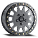 Method 401 UTV Beadlock - 5-Lug 5x4.5 — Titanium - Matte Black Ring