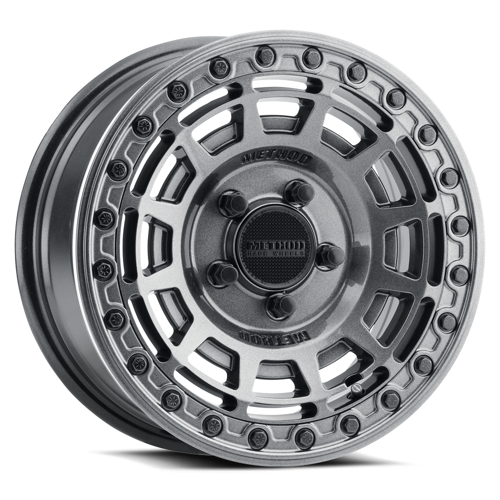 Method 415 UTV Beadlock - 5-Lug 5x4.5 — Gloss Graphite - Gloss Graphite Ring