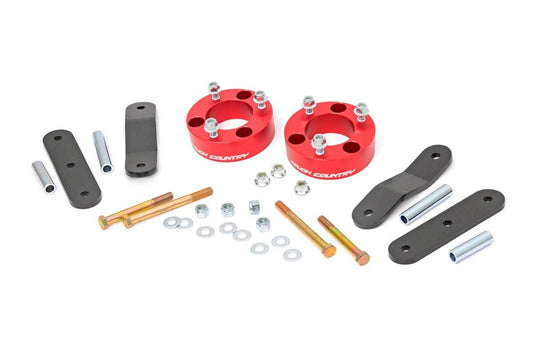 2.5 Inch Leveling Kit | Red Spacers | Nissan Frontier (05-25)/Xterra (05-15)
