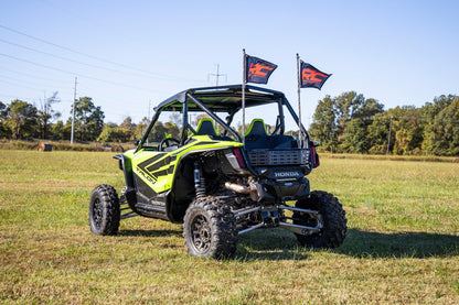 Whip Mount | Bed |  4' Multl-Color LED Whip Pair | Honda Talon 1000