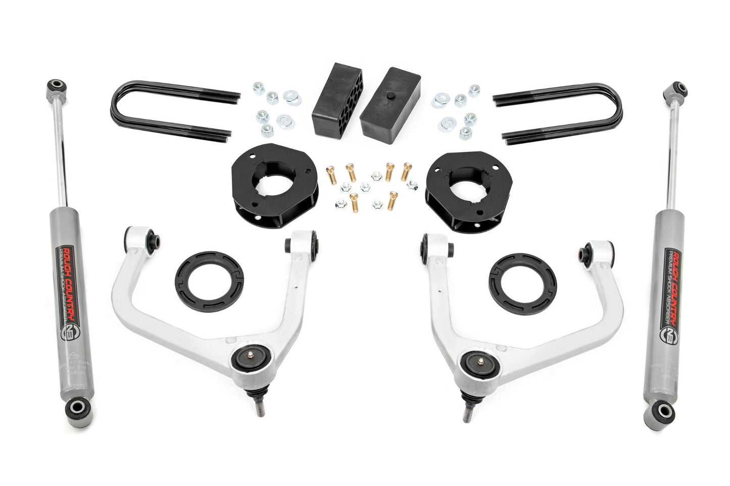 3.5 Inch Lift Kit | Mono Leaf Rear | GMC Sierra 1500 2WD/4WD (2019-2024 & Classic)