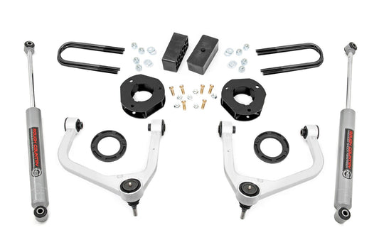 3.5 Inch Lift Kit | Mono Leaf Rear | GMC Sierra 1500 2WD/4WD (2019-2024 & Classic)