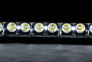 8 Inch Black Series LED Light Bar | Single Row | Cool White DRL