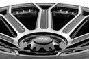 Rough Country 89 Series Wheel | One-Piece | Black Machined Gun Metal | 20x10 | 6x5.5 | -18mm