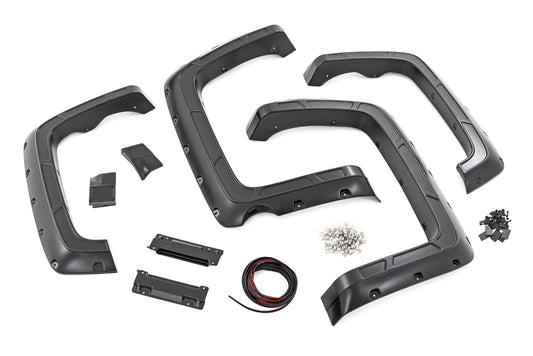 Fender Flares | Defender l 5'9" Bed  | GXG Tungsten | Chevy Silverado 1500 (14-18 & Classic)