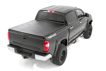 Soft Tri-Fold Bed Cover | With & W/O OE Rails | 6'7" Bed | Toyota Tundra (07-26)