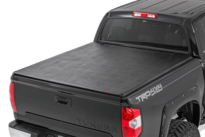 Soft Tri-Fold Bed Cover | With & W/O OE Rails | 6'7" Bed | Toyota Tundra (07-26)