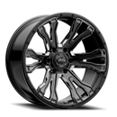 Torque Prime | Gloss Black w/Milled Accent | 20x9 | 6x5.5 | -12mm