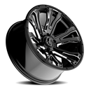Torque Prime | Gloss Black w/Milled Accent | 20x9 | 6x5.5 | -12mm