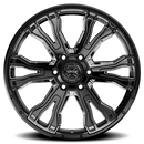 Torque Prime | Gloss Black w/Milled Accent | 20x9 | 6x5.5 | -12mm