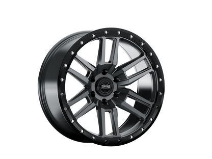 Torque Pritchett | Anthracite w/Black Lip | 17x9 | 6x5.5 | 0mm