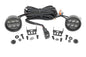 LED Light Kit | Ditch Mount | 3.5" Black Round Pair | Amber DRL | Ford Bronco (21-25)