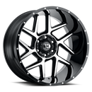 Vision Wheel - Style 360 - 6-Lug 6x135 — Gloss Black Machined Face