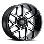 Vision Wheel - Style 360 - 5-Lug 5x127 — Gloss Black Machined Face