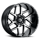 Vision Wheel - Style 360 - 5-Lug 5x127 — Gloss Black Machined Face