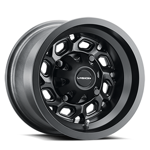 Vision Spyder - 4-Lug 4x136 — Matte Black