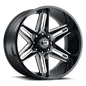Vision Wheel - Style 363 - 8-Lug 8x170 — Gloss Black Milled Spoke