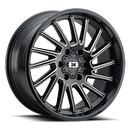 Vision Rapier - 5-Lug 5x150 — Gloss Black Milled Spoke