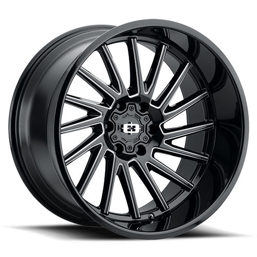 Vision Rapier - 6-Lug 6x135 — Gloss Black Milled Spoke