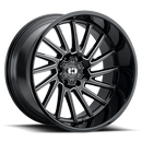 Vision Rapier - 6-Lug 6x139.7 — Gloss Black Milled Spoke
