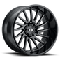 Vision Rapier - 5-Lug 5x139.7 — Gloss Black Milled Spoke