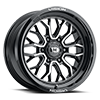 Vision Riot - 6-Lug 6x139.7 — Gloss Black Machined Face