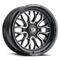 Vision Riot - 6-Lug 6x135 — Gloss Black Machined Face