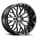 Vision Riot - 8-Lug 8x165.1 — Gloss Black Machined Face
