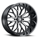 Vision Riot - 6-Lug 6x139.7 — Gloss Black Machined Face