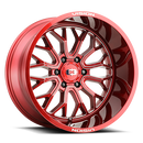 Vision Riot - 8-Lug 8x165.1 — Red Tint Milled Spoke