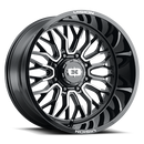 Vision Riot - 8-Lug 8x170 — Gloss Black Machined Face