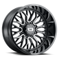 Vision Riot - 8-Lug 8x165.1 — Gloss Black Machined Face