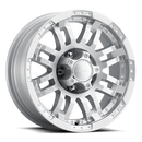 Vision Warrior - 5-Lug 5x114.3 — Marine Paint Silver