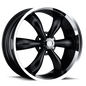 Vision Legend - 6-Lug 6x139.7 — Gloss Black Machined Lip