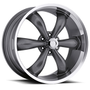 Vision Legend - 6-Lug 6x139.7 — Gunmetal Machined Lip