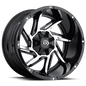 Vision Prowler-Gbmf - 5-Lug 5x139.7 — Gloss Black Machined Face