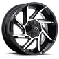 Vision Prowler-Gbmf - 5-Lug 5x139.7 — Gloss Black Machined Face