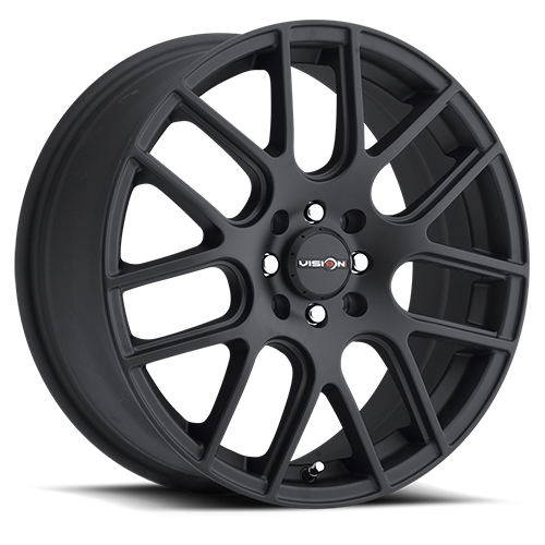 Vision Cross - 4-Lug 4x100 — Matte Black