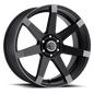 Vision Wheel - Style 9042V - 6-Lug 6x135 — Matte Black w\Anthracite Spoke Ends