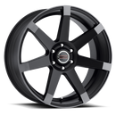 Vision Wheel - Style 9042V - 6-Lug 6x127 — Matte Black w\Anthracite Spoke Ends