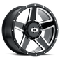 Vision Empire - 6-Lug 6x139.7 — Gloss Black Milled Spoke