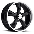 Vision Legend - 5-Lug 5x127 — Gloss Black Machined Lip